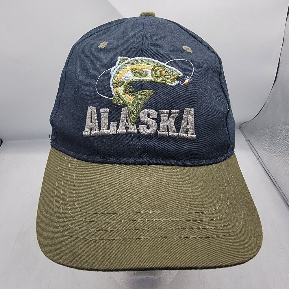 Alaska Fly Fishing Hat Cap Outdoors Casual Hiking Camping Adjustable Lightweight